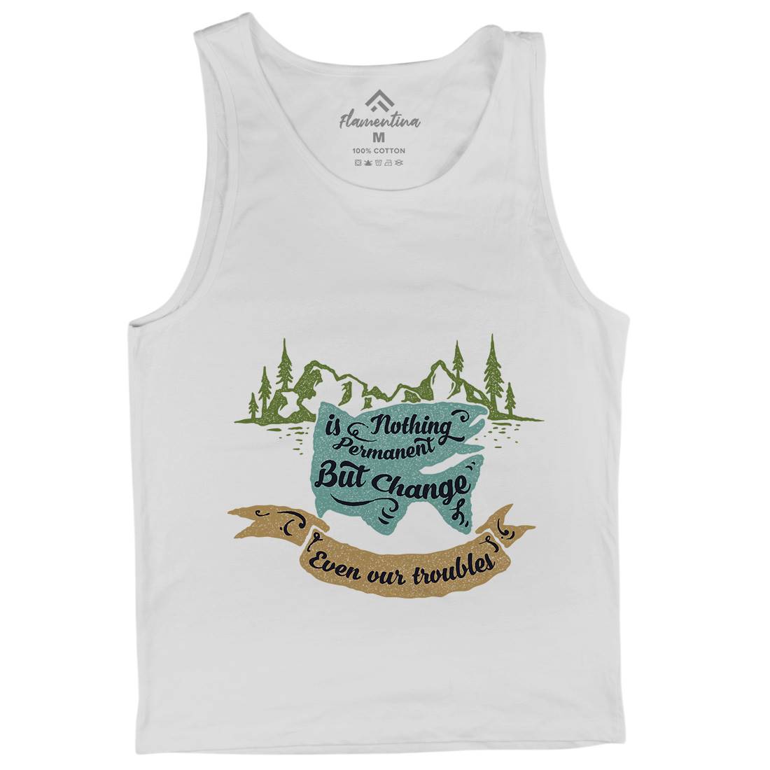 Nothing Is Permanent Mens Tank Top Vest Nature A355