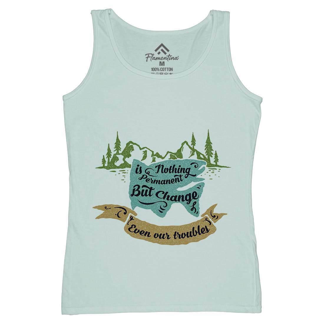 Nothing Is Permanent Womens Organic Tank Top Vest Nature A355