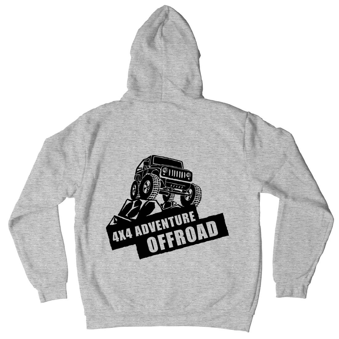 Offroad Adventure Mens Hoodie With Pocket Vehicles A356