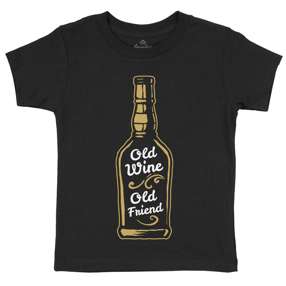 Old Wine Kids Organic Crew Neck T-Shirt Quotes A357