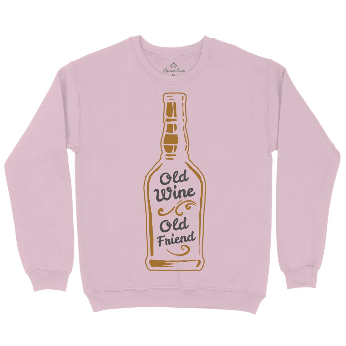 Old Wine Kids Crew Neck Sweatshirt Quotes A357