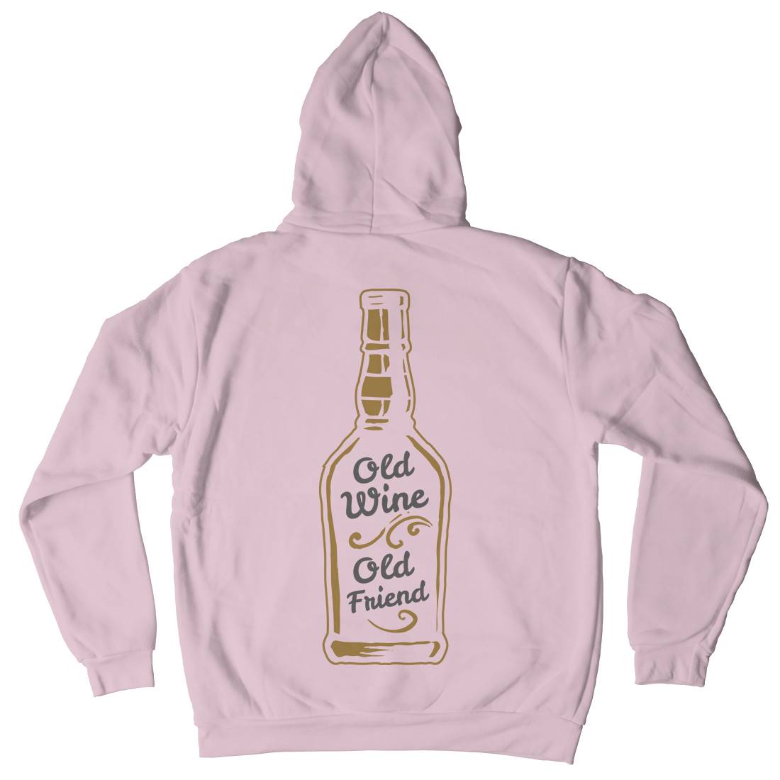 Old Wine Kids Crew Neck Hoodie Quotes A357