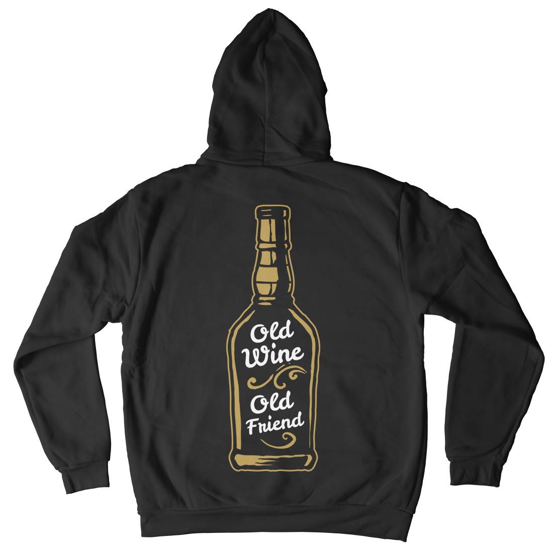 Old Wine Kids Crew Neck Hoodie Quotes A357