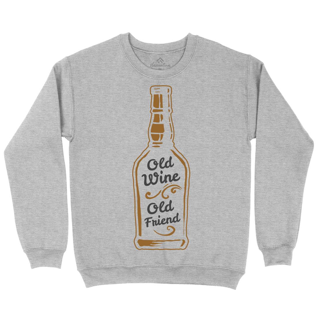 Old Wine Kids Crew Neck Sweatshirt Quotes A357