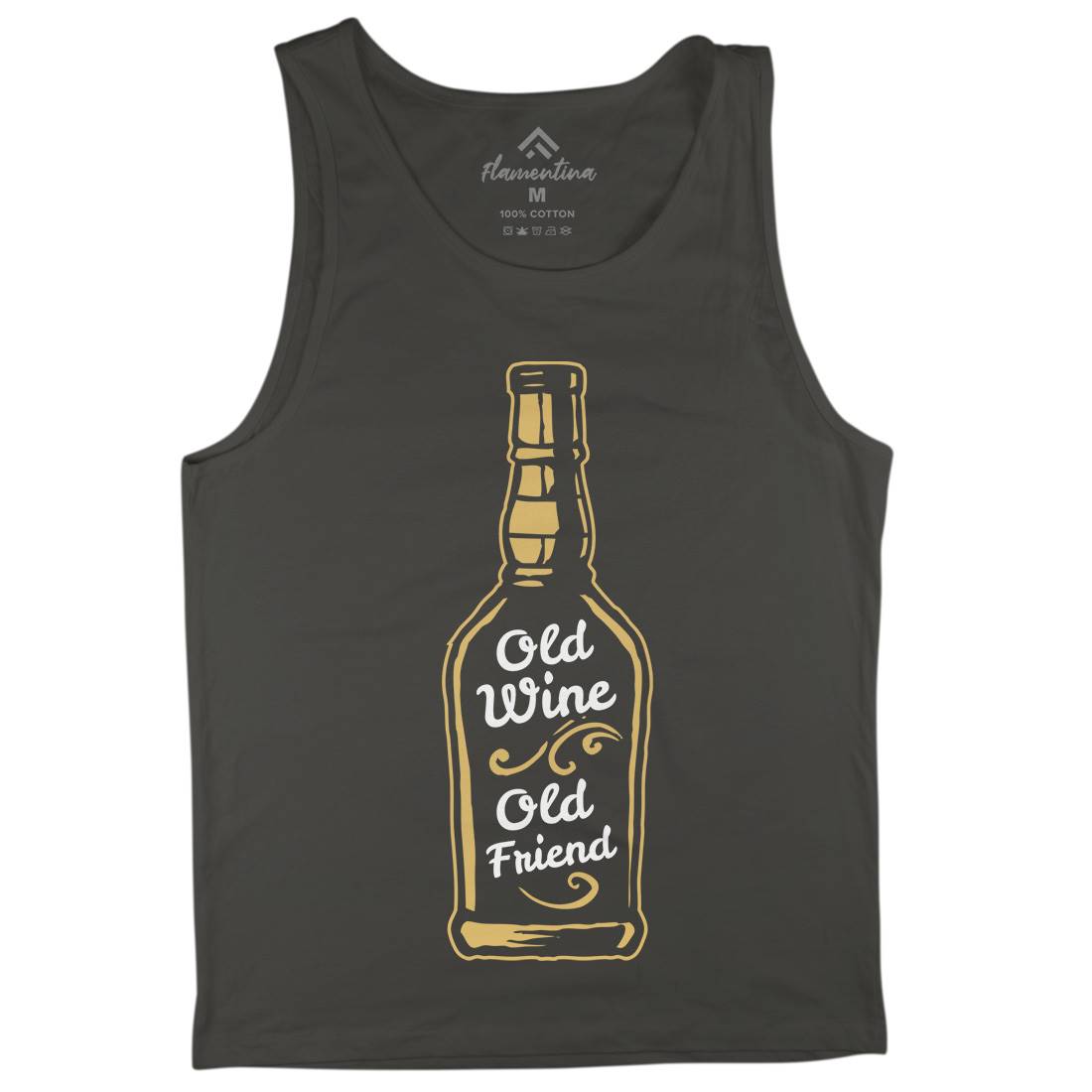 Old Wine Mens Tank Top Vest Quotes A357