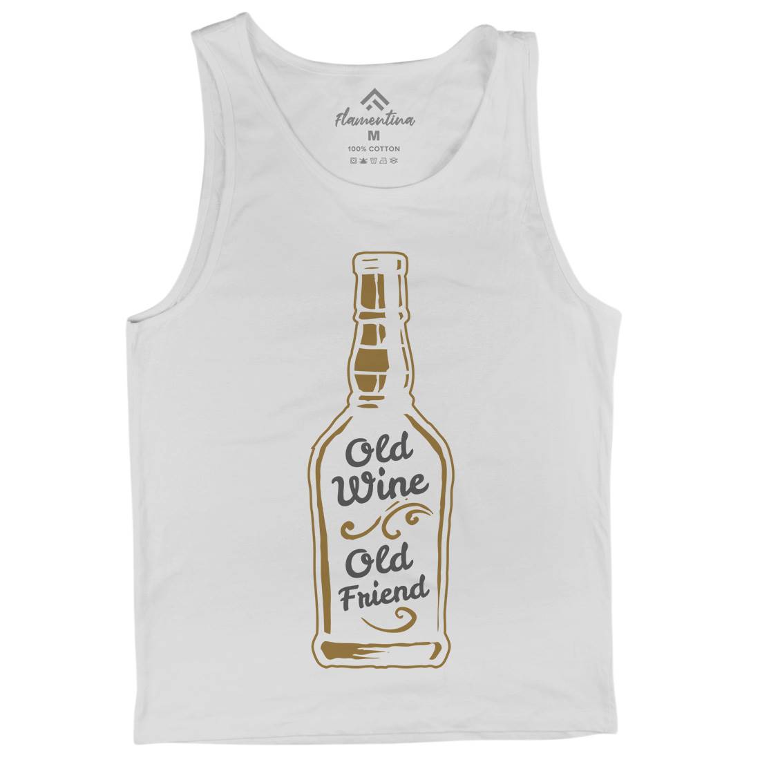 Old Wine Mens Tank Top Vest Quotes A357