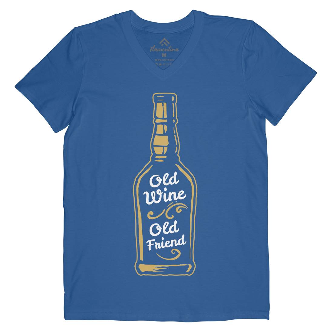 Old Wine Mens V-Neck T-Shirt Quotes A357