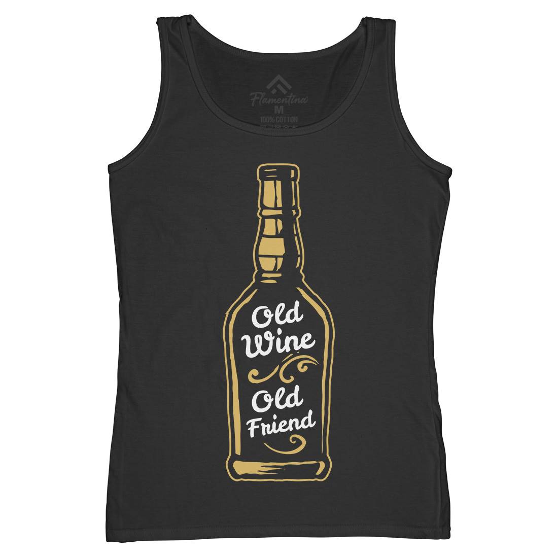 Old Wine Womens Organic Tank Top Vest Quotes A357