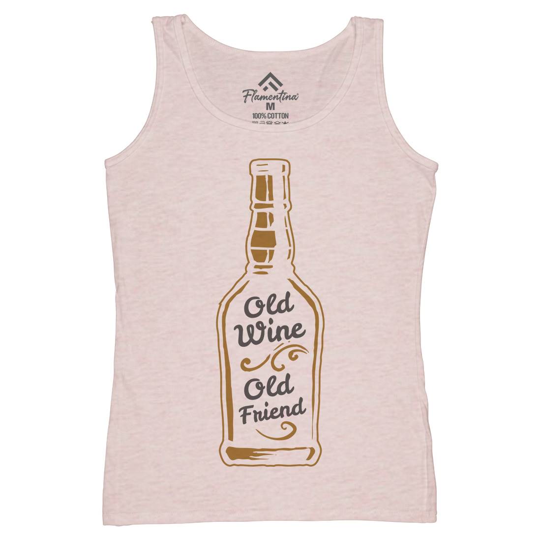 Old Wine Womens Organic Tank Top Vest Quotes A357