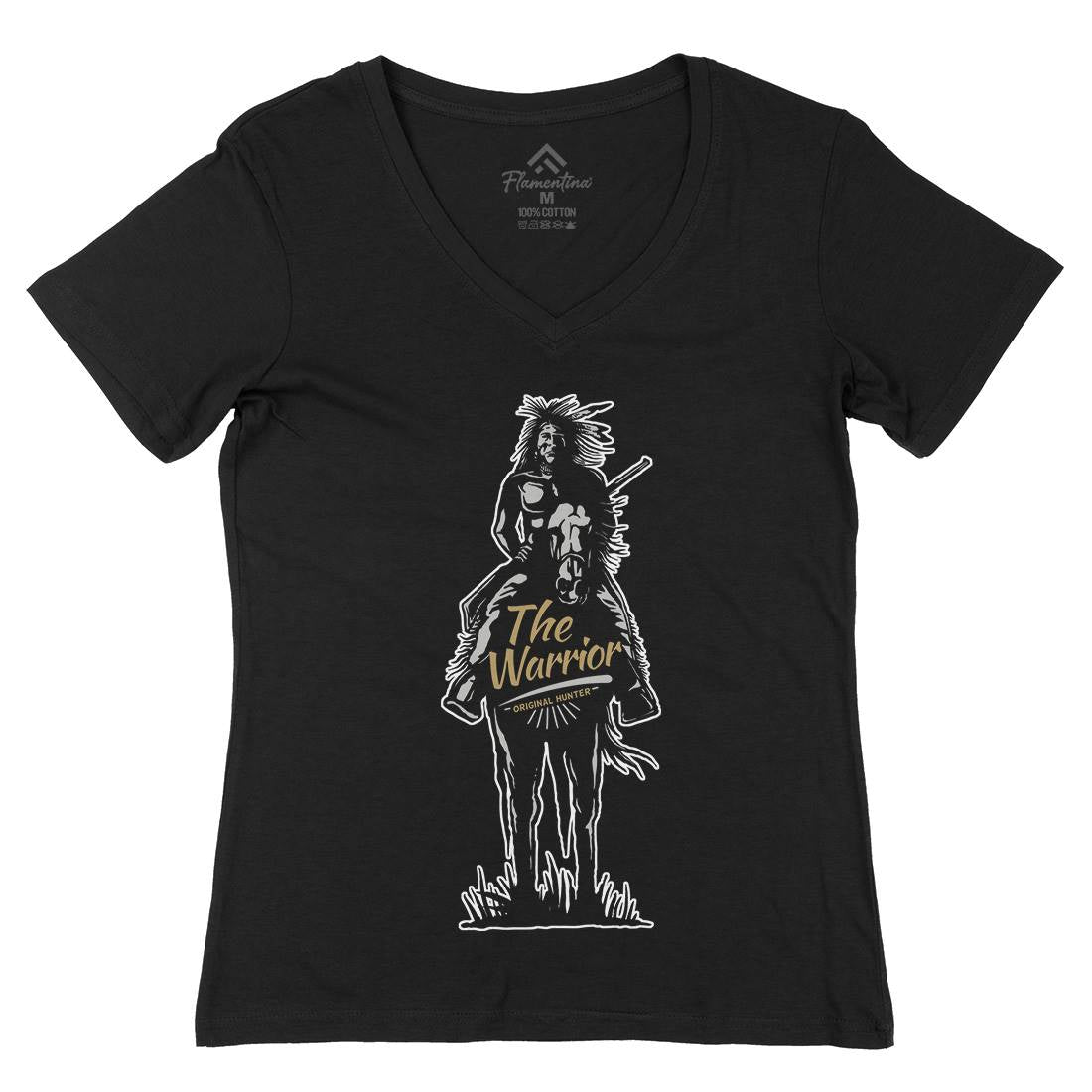 Original Hunter Womens Organic V-Neck T-Shirt American A358