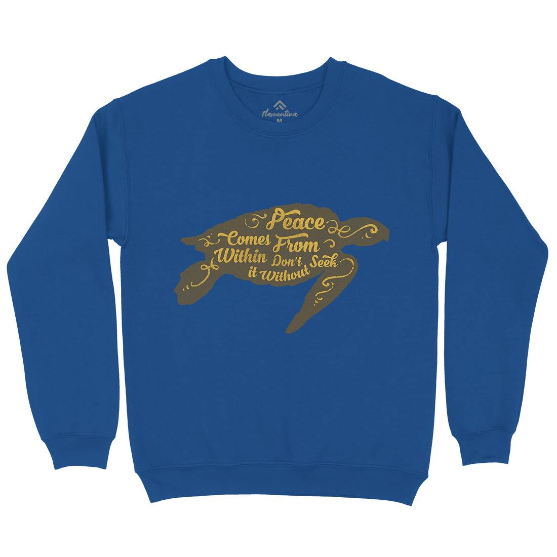 Peace Comes Within Mens Crew Neck Sweatshirt Religion A359
