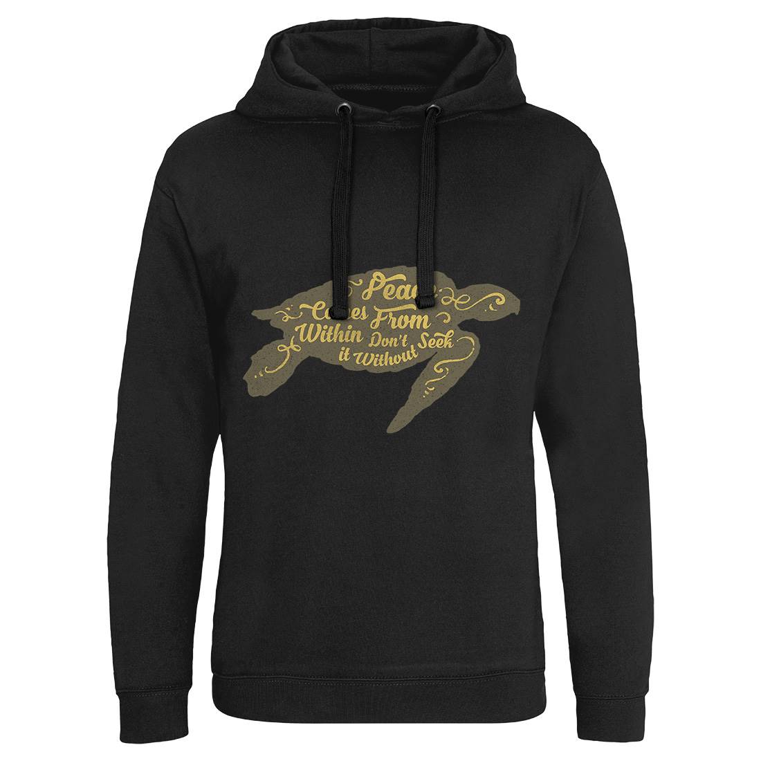 Peace Comes Within Mens Hoodie Without Pocket Religion A359