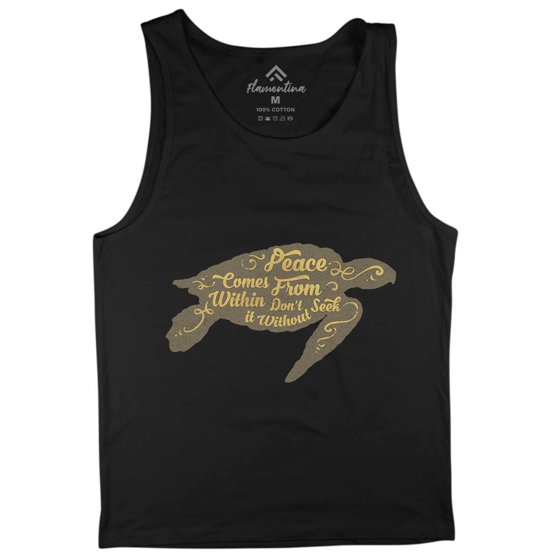 Peace Comes Within Mens Tank Top Vest Religion A359