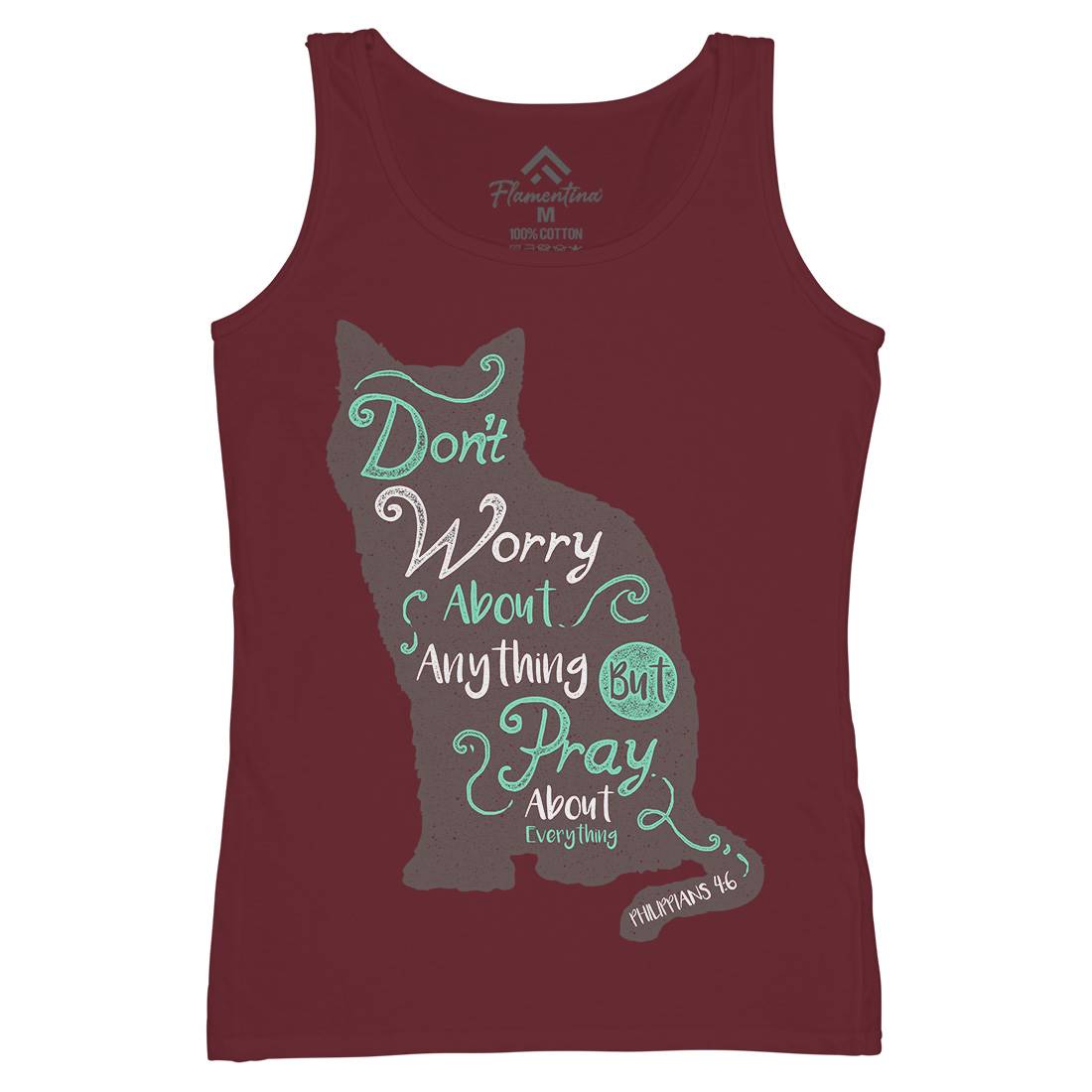 Pray For Everything Womens Organic Tank Top Vest Religion A360