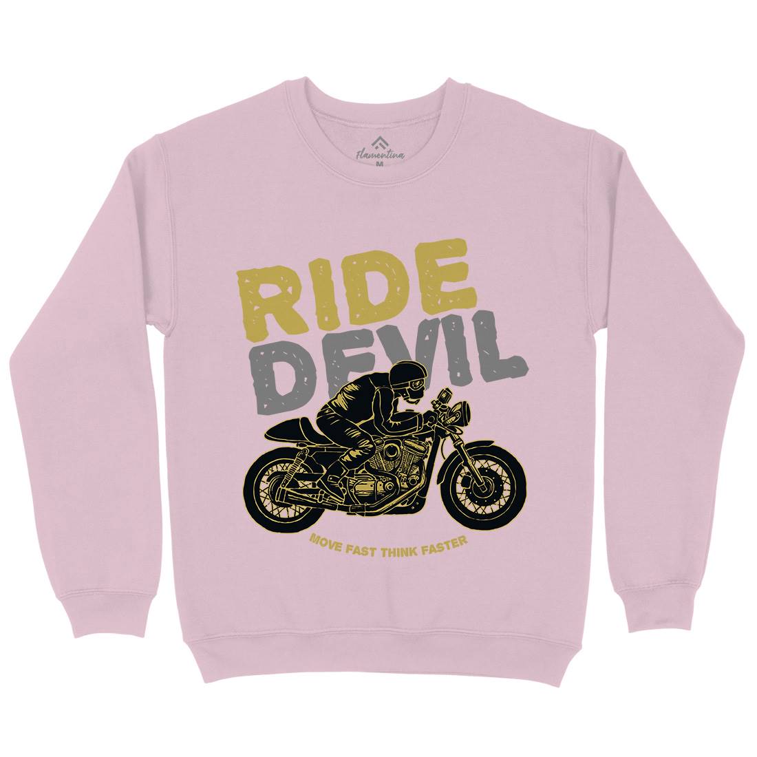 Ride Devil Kids Crew Neck Sweatshirt Motorcycles A364