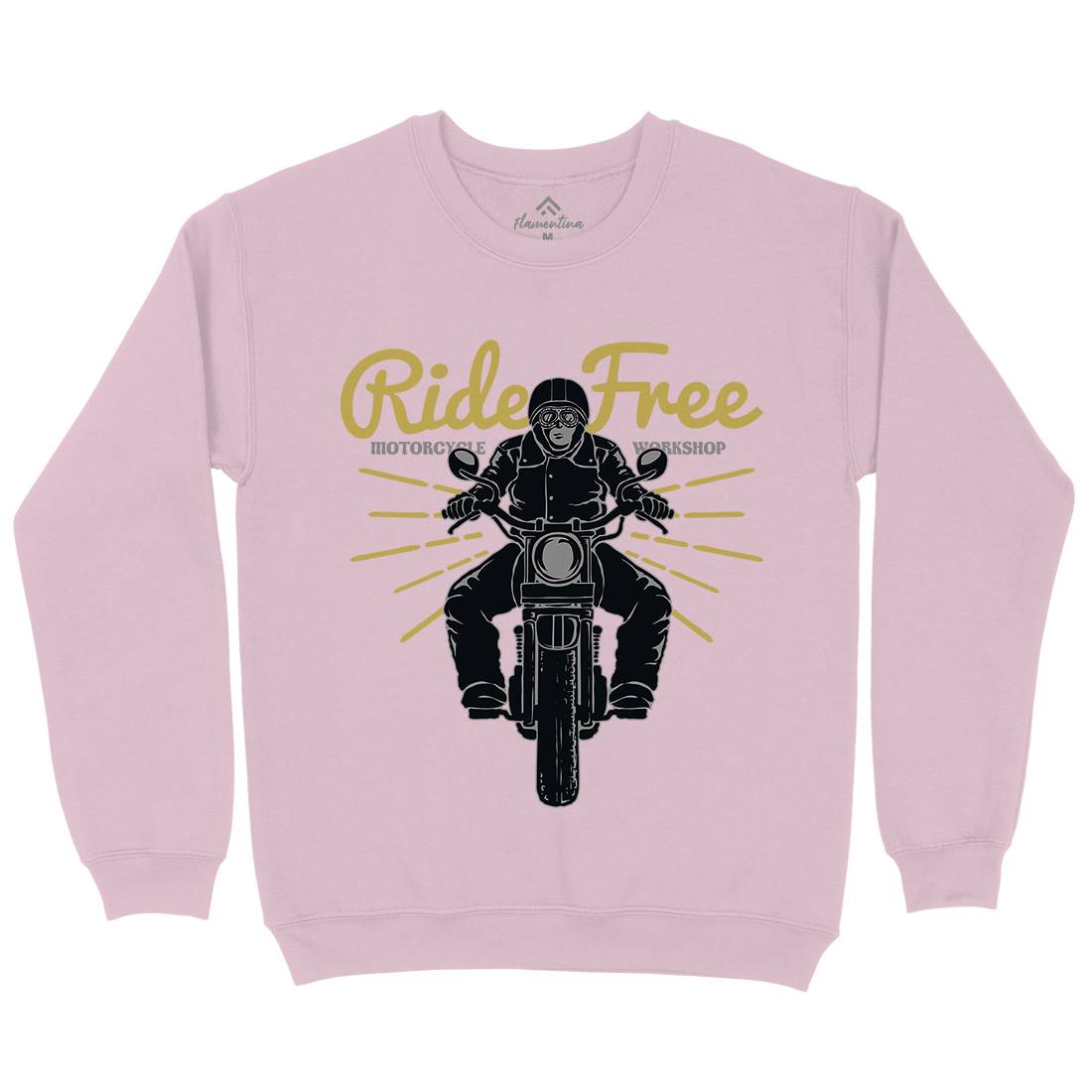 Ride Free Kids Crew Neck Sweatshirt Motorcycles A365