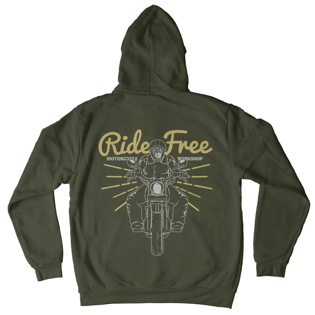 Ride Free Kids Crew Neck Hoodie Motorcycles A365