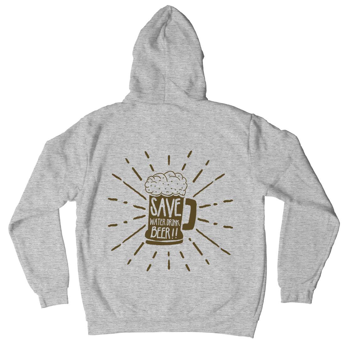 Save Water Kids Crew Neck Hoodie Drinks A368