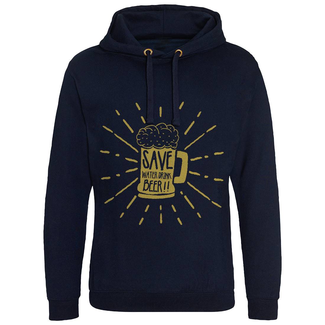 Save Water Mens Hoodie Without Pocket Drinks A368