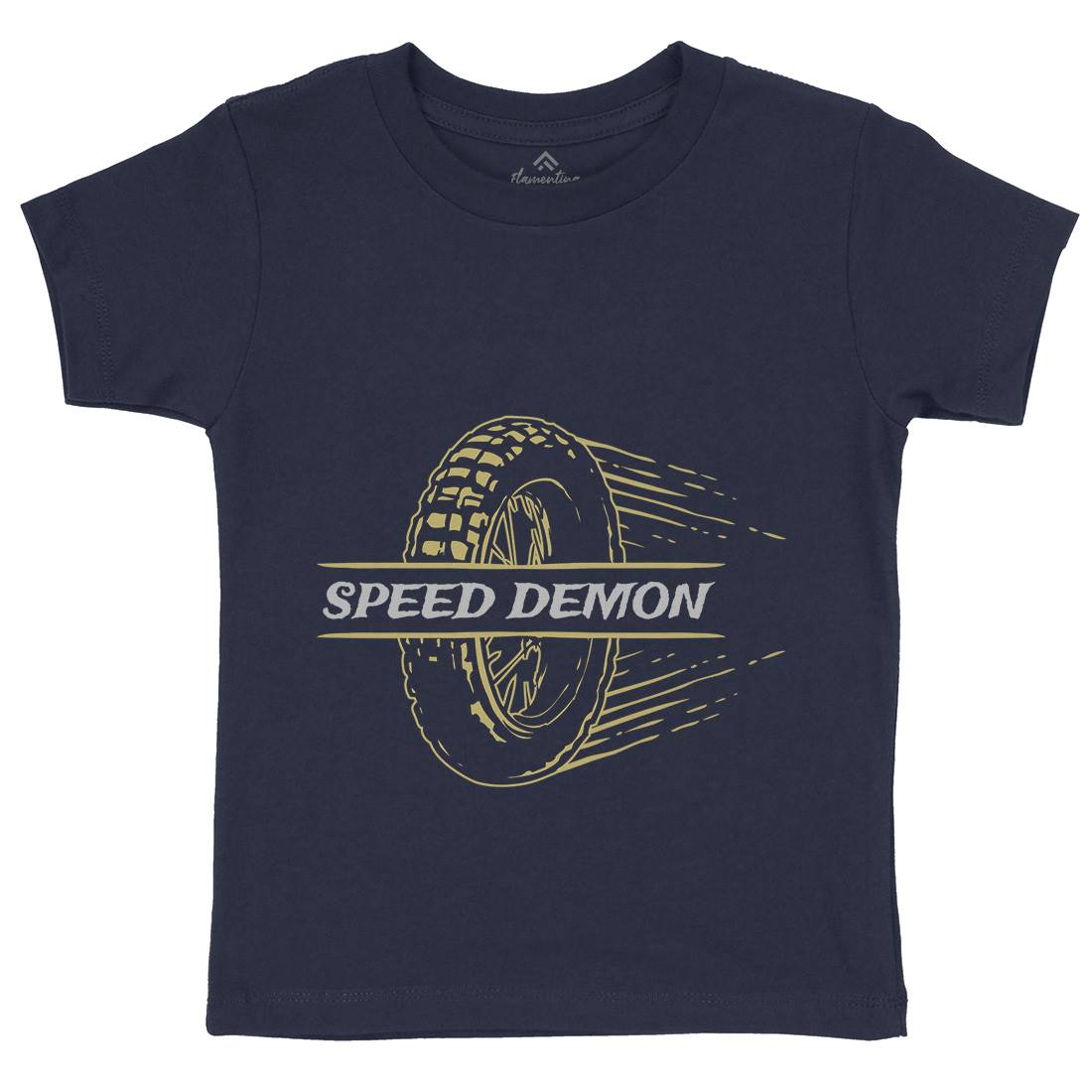 Speed Demon Kids Organic Crew Neck T-Shirt Motorcycles A370