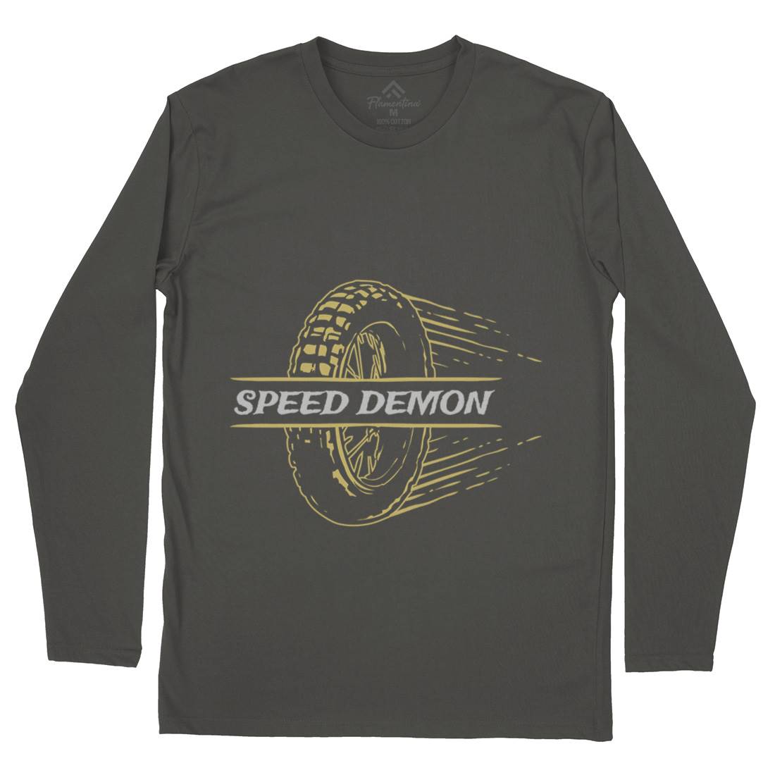 Speed Demon Mens Long Sleeve T-Shirt Motorcycles A370
