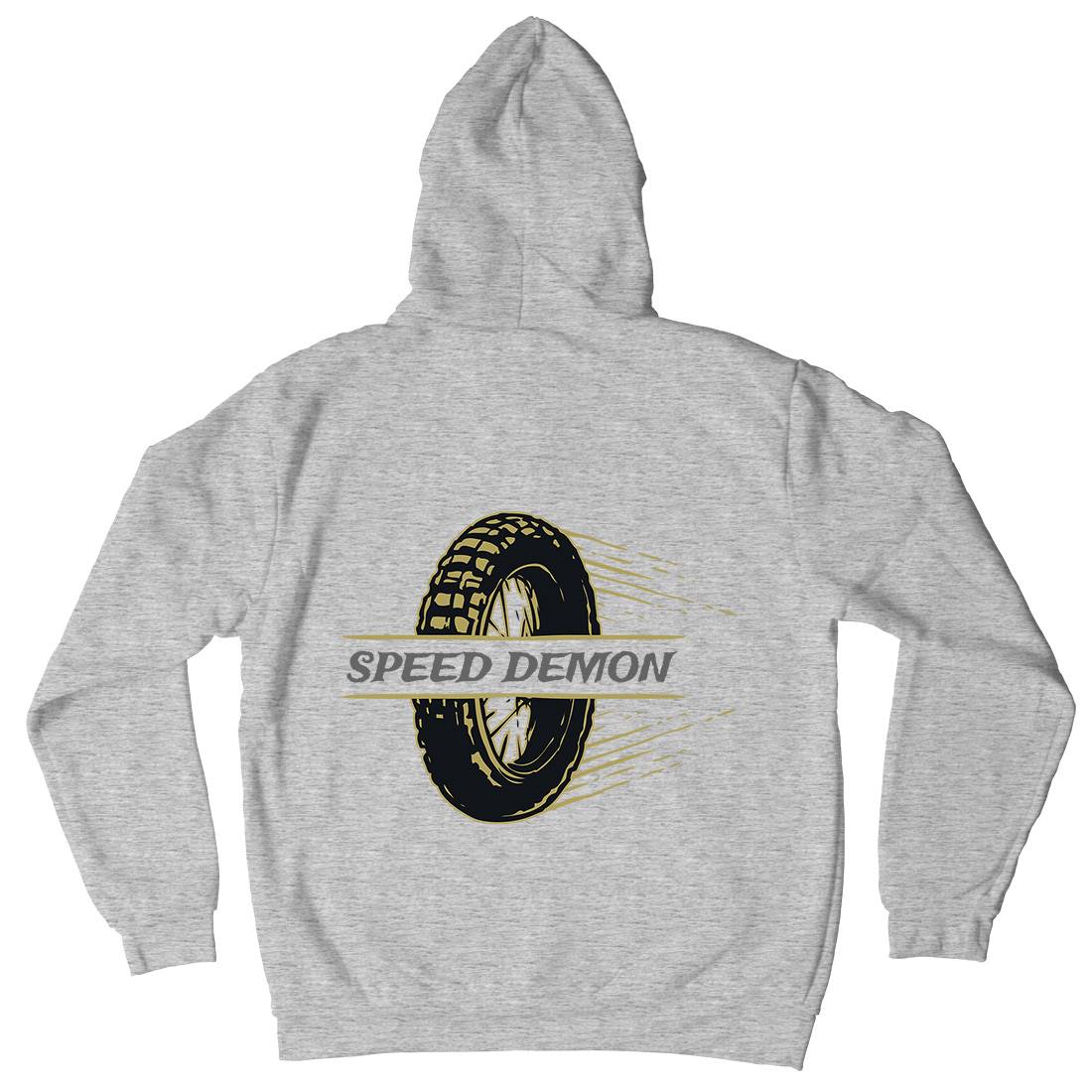 Speed Demon Mens Hoodie With Pocket Motorcycles A370