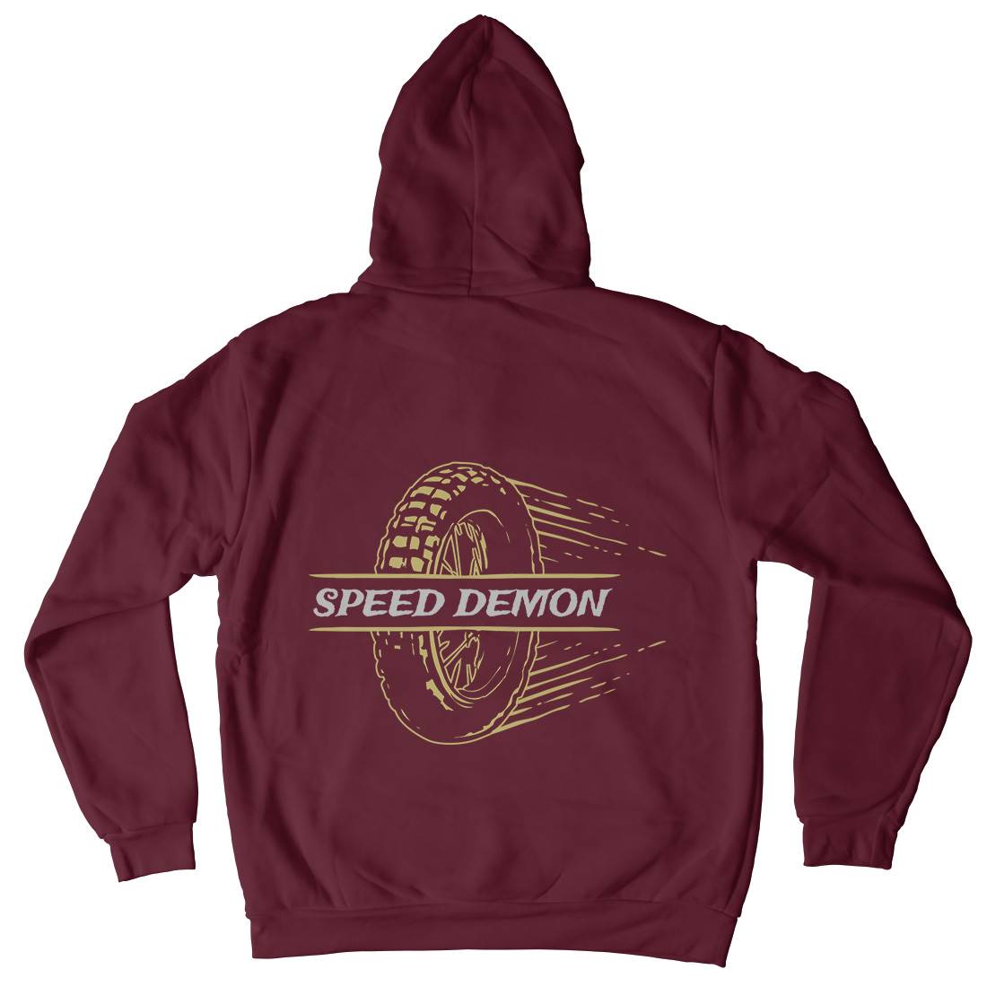 Speed Demon Mens Hoodie With Pocket Motorcycles A370