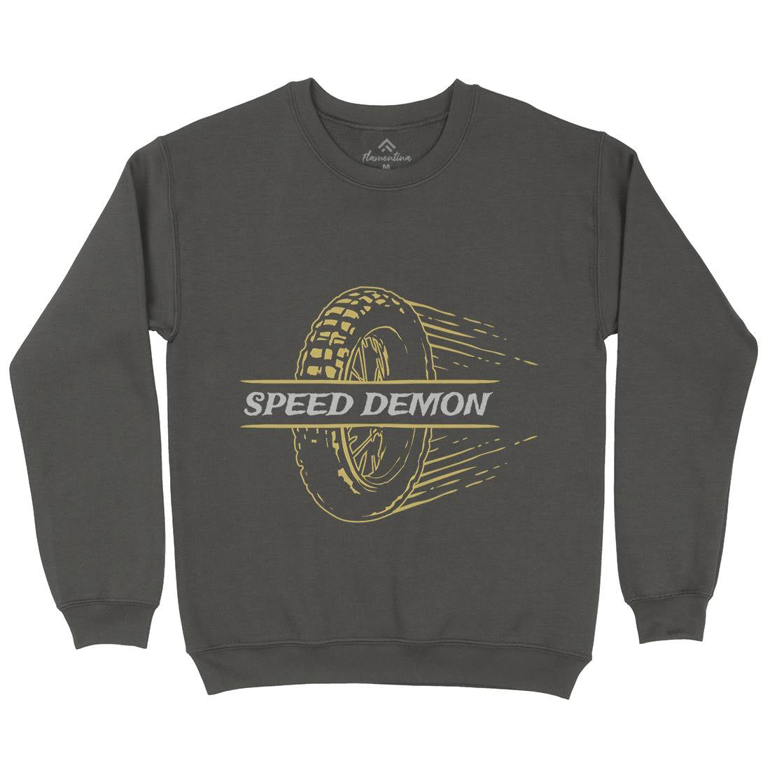 Speed Demon Mens Crew Neck Sweatshirt Motorcycles A370