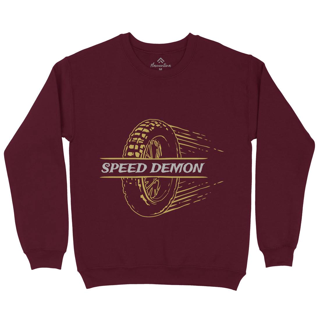 Speed Demon Mens Crew Neck Sweatshirt Motorcycles A370