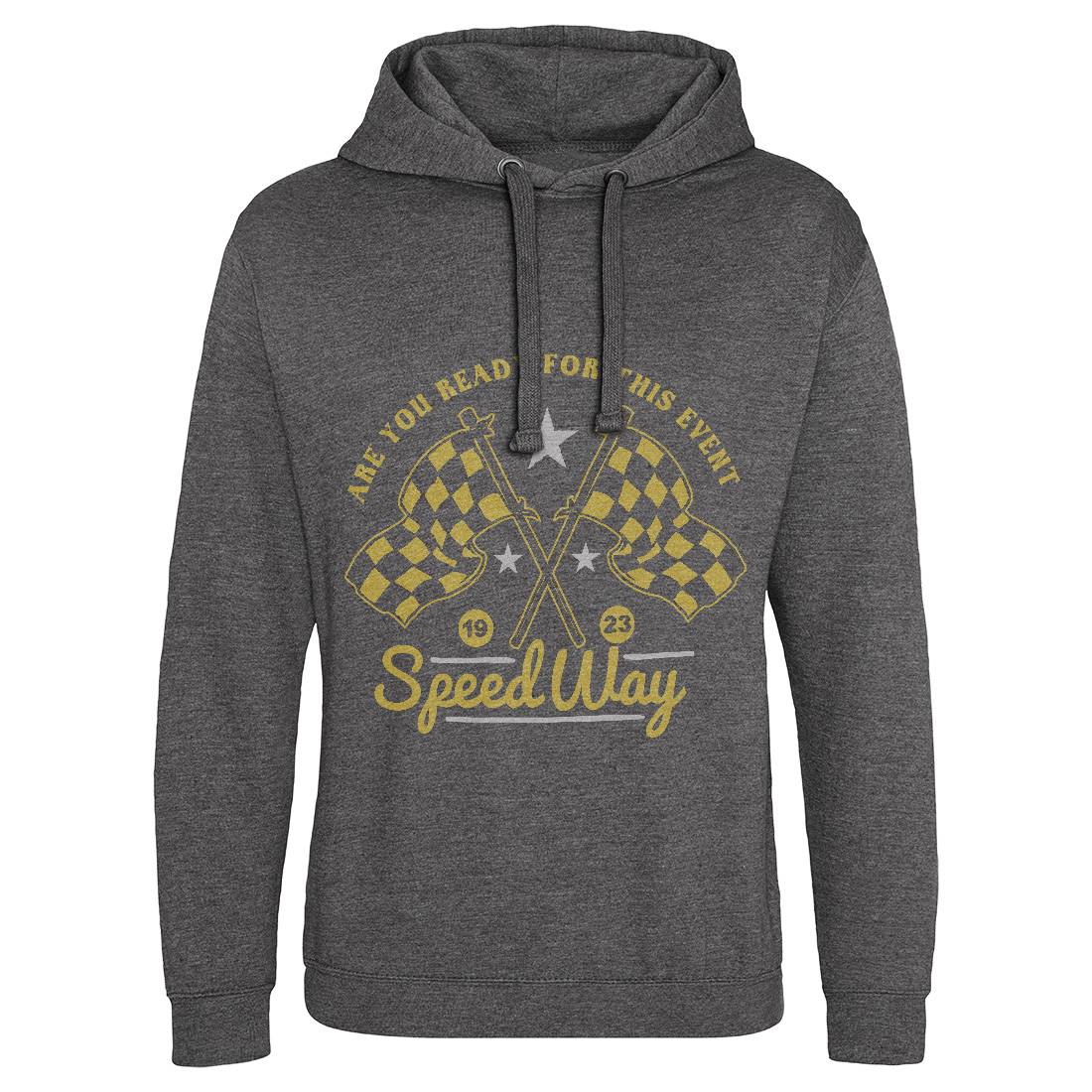Speed Way Mens Hoodie Without Pocket Motorcycles A371