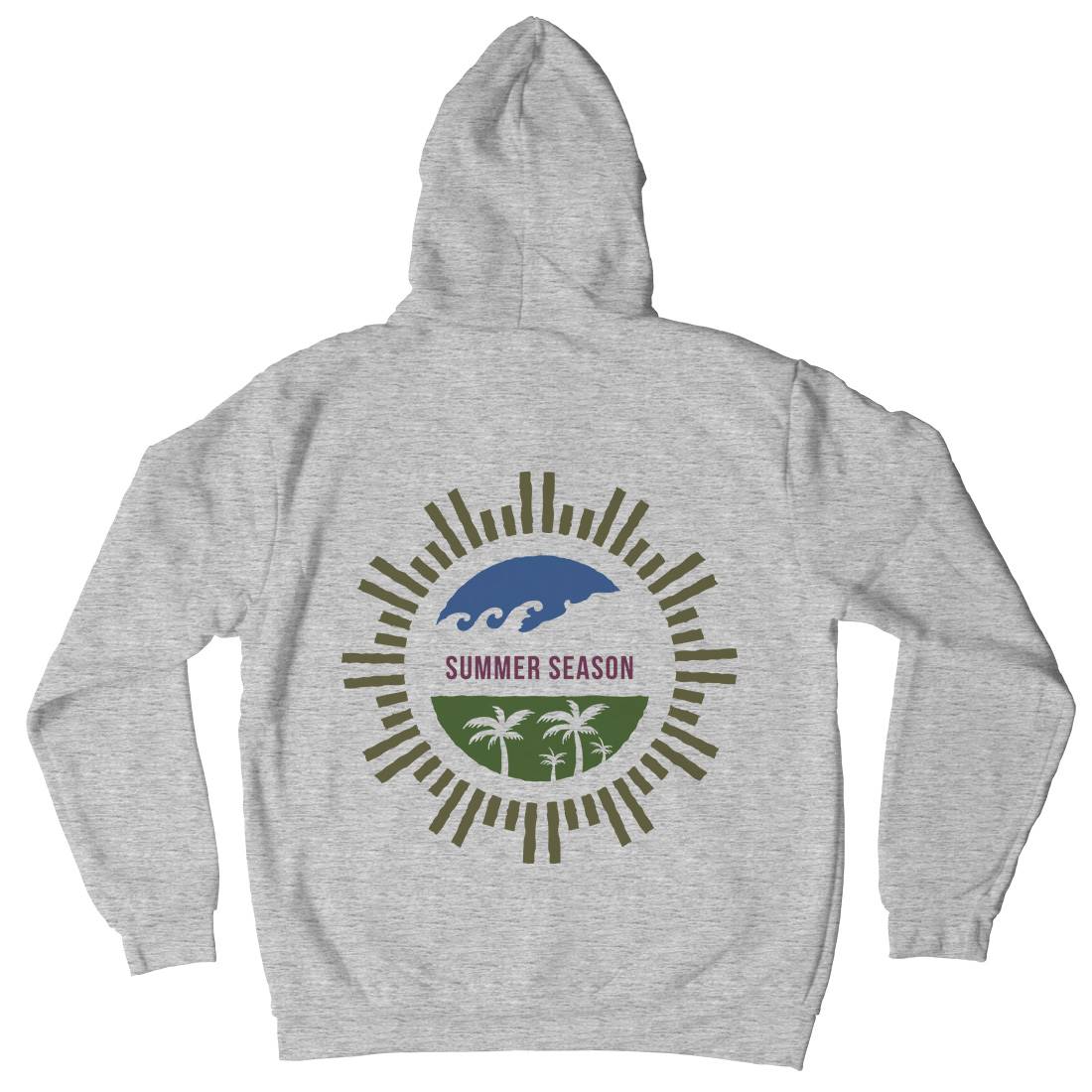 Summer Season Mens Hoodie With Pocket Nature A372