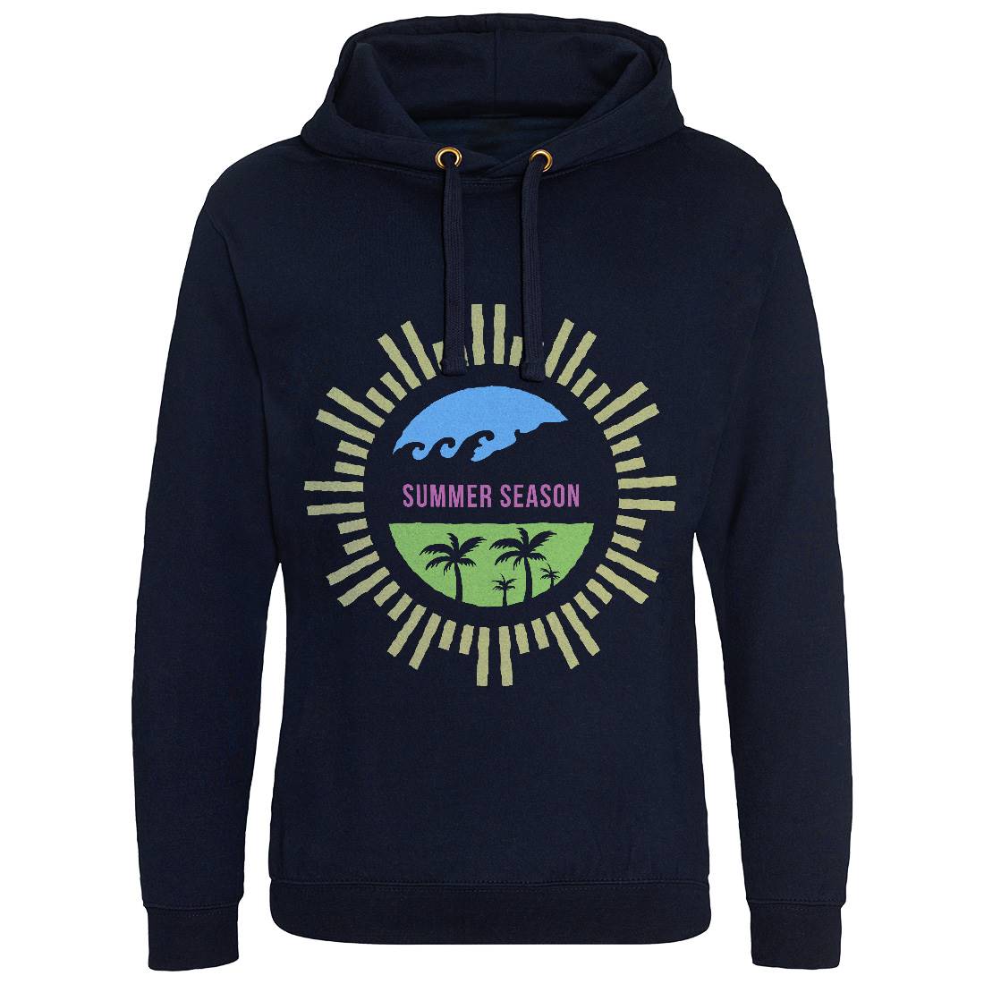 Summer Season Mens Hoodie Without Pocket Nature A372