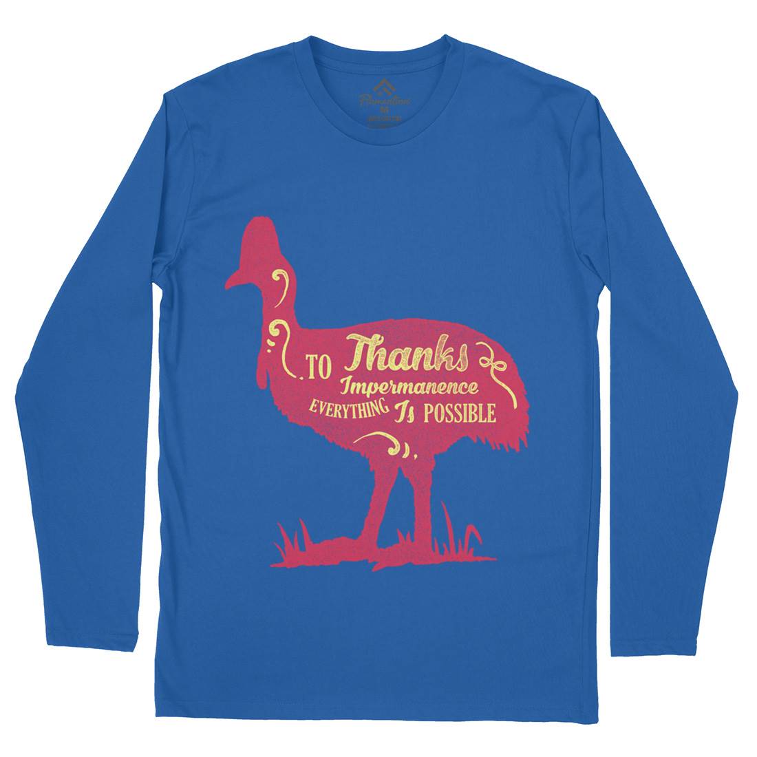Thanks To Impermanence Mens Long Sleeve T-Shirt Quotes A374
