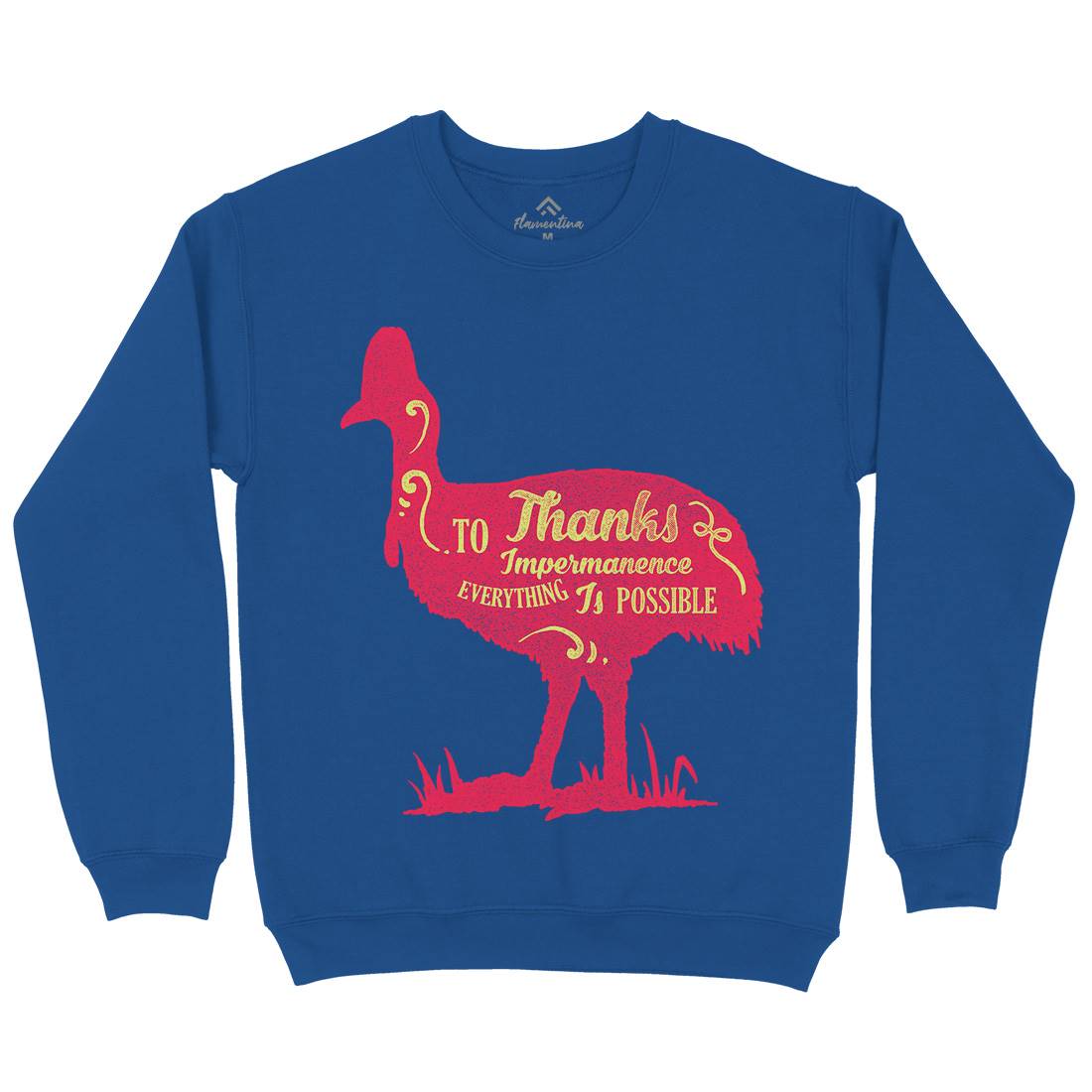 Thanks To Impermanence Mens Crew Neck Sweatshirt Quotes A374