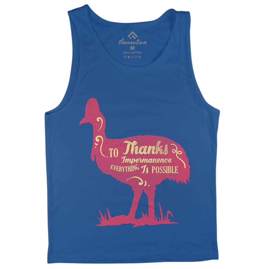 Thanks To Impermanence Mens Tank Top Vest Quotes A374