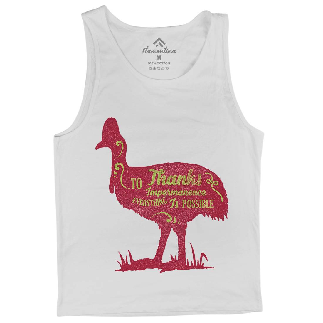 Thanks To Impermanence Mens Tank Top Vest Quotes A374