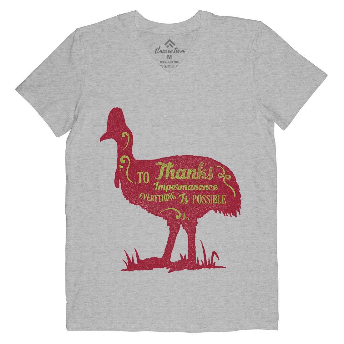 Thanks To Impermanence Mens V-Neck T-Shirt Quotes A374