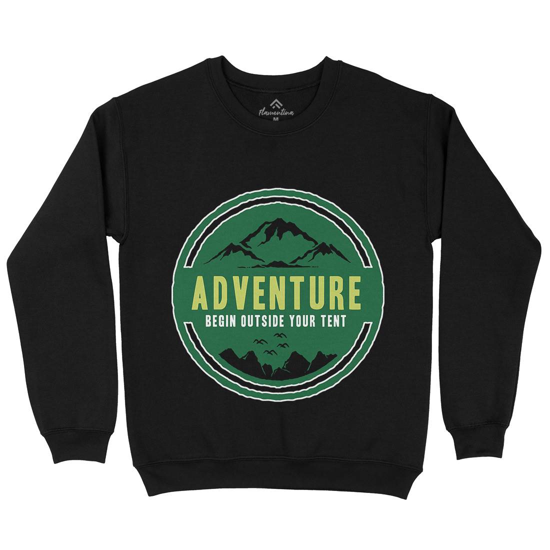 Adventure Begin Kids Crew Neck Sweatshirt Nature A375