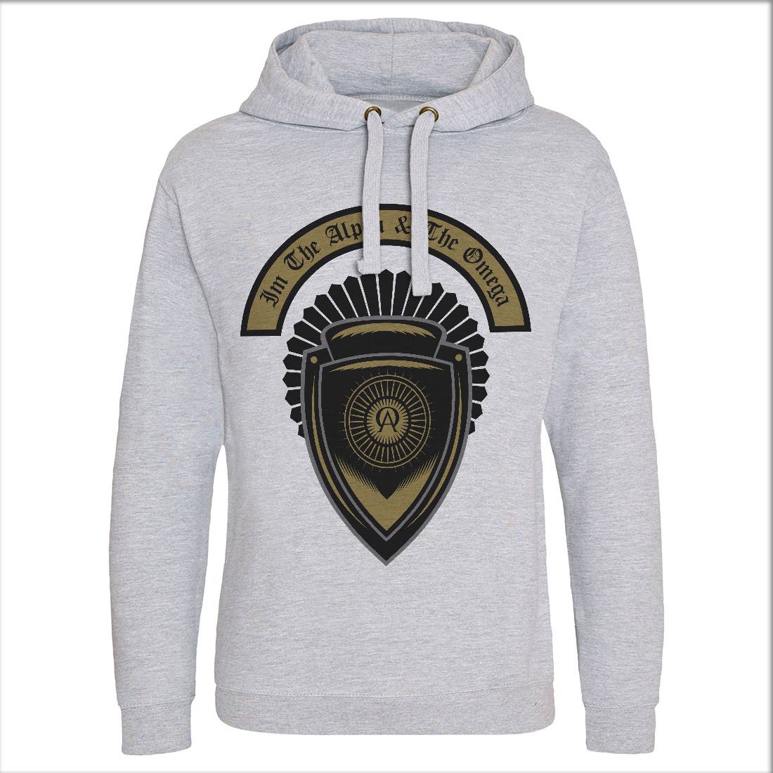 Alpha And Omega Mens Hoodie Without Pocket Religion A376
