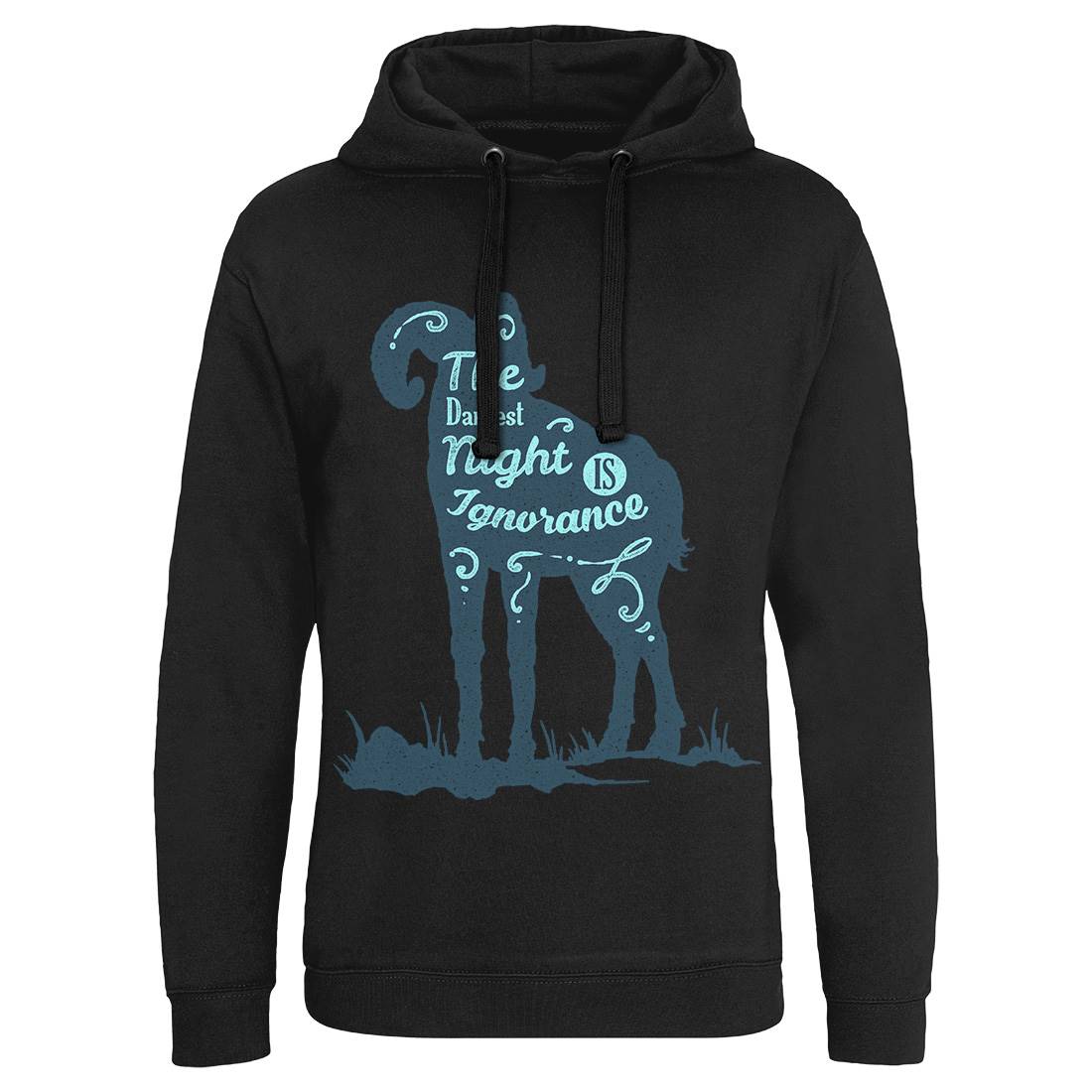 Darkest Night Mens Hoodie Without Pocket Quotes A377