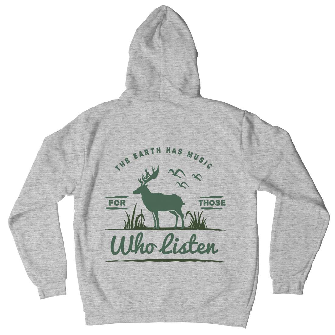 Earth Has Music Kids Crew Neck Hoodie Nature A379