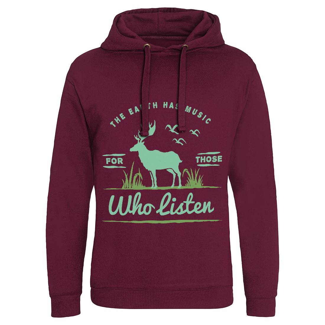 Earth Has Music Mens Hoodie Without Pocket Nature A379