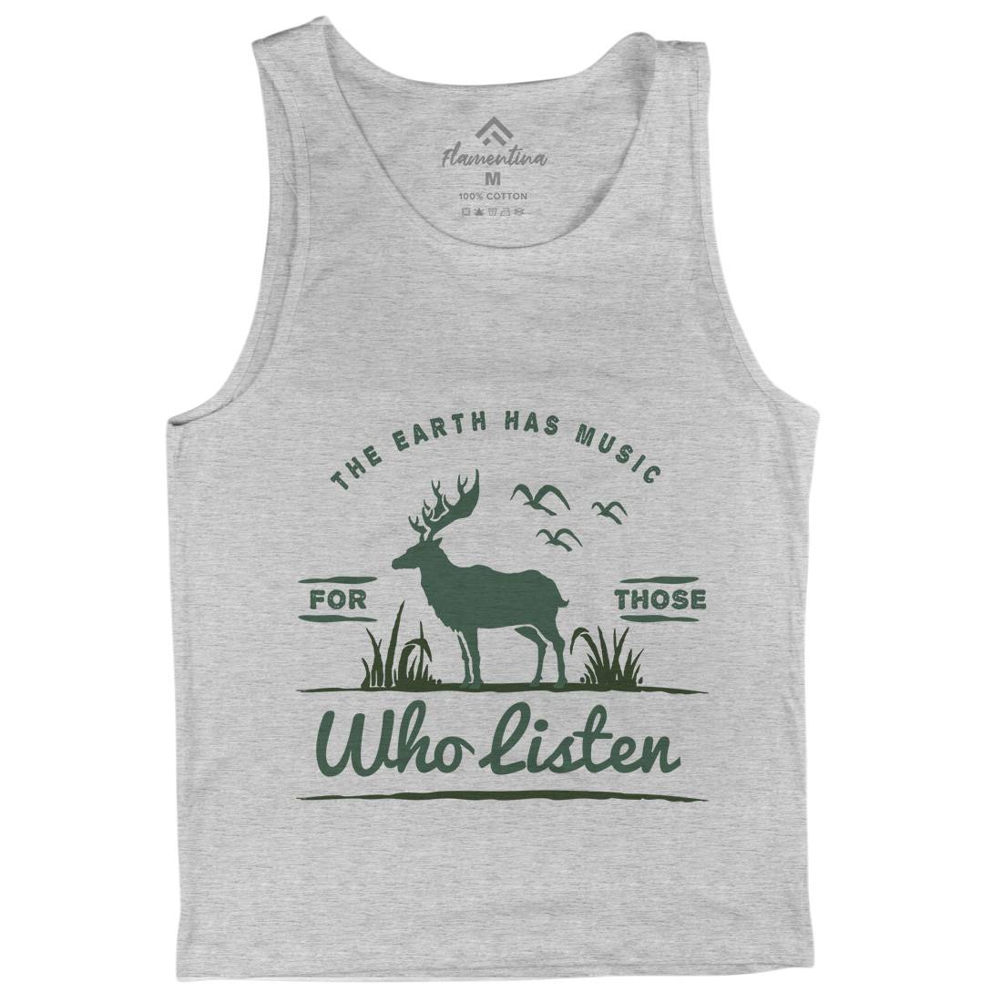 Earth Has Music Mens Tank Top Vest Nature A379