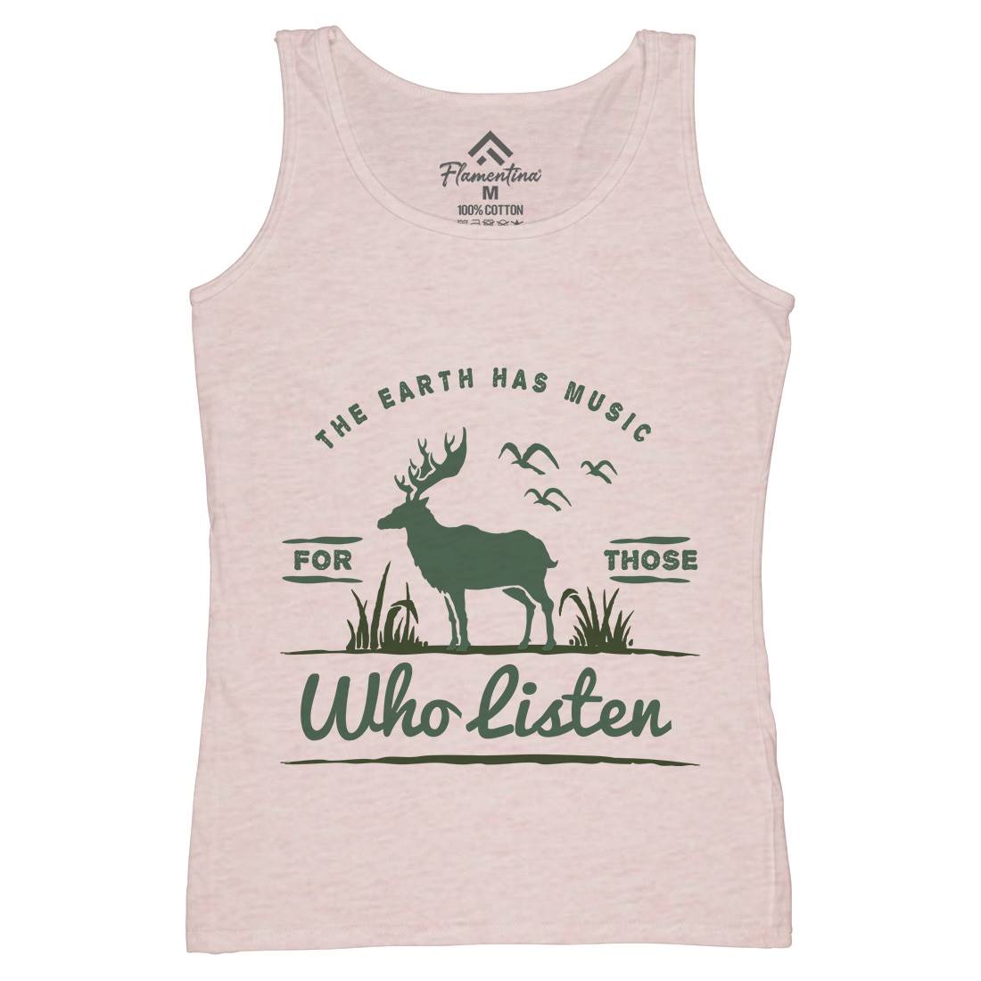 Earth Has Music Womens Organic Tank Top Vest Nature A379