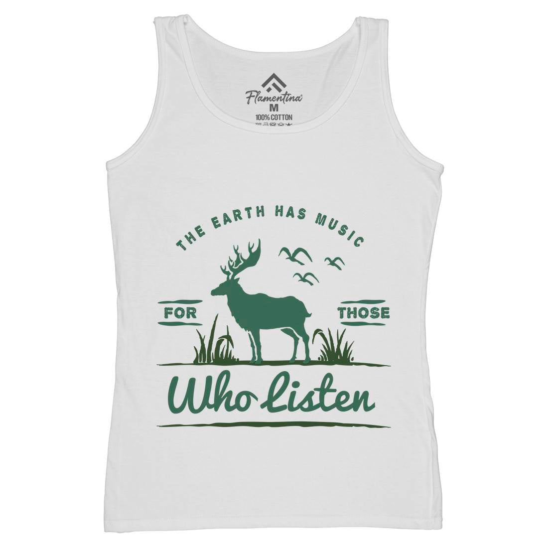 Earth Has Music Womens Organic Tank Top Vest Nature A379