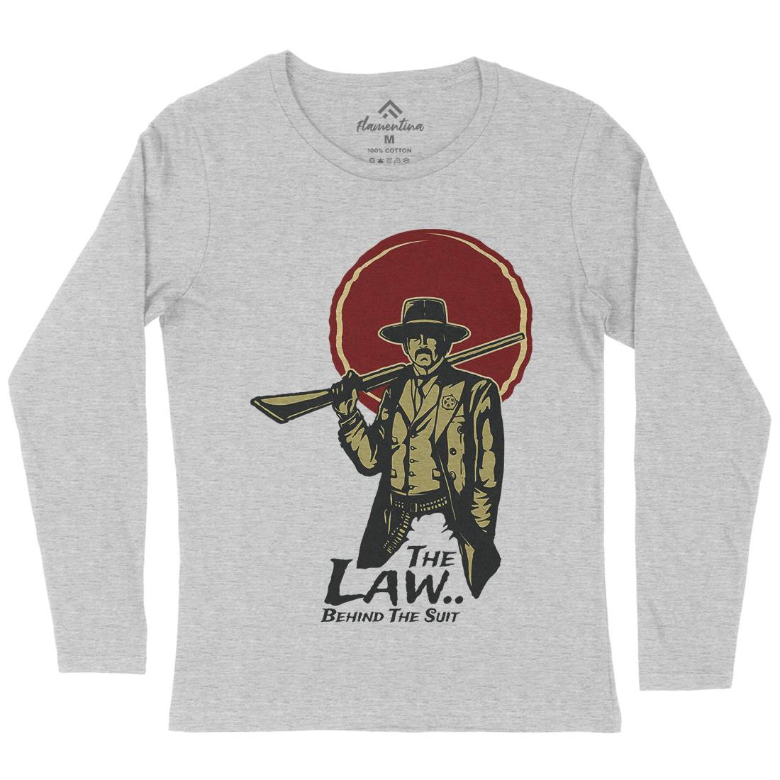 Law Behind Womens Long Sleeve T-Shirt American A382