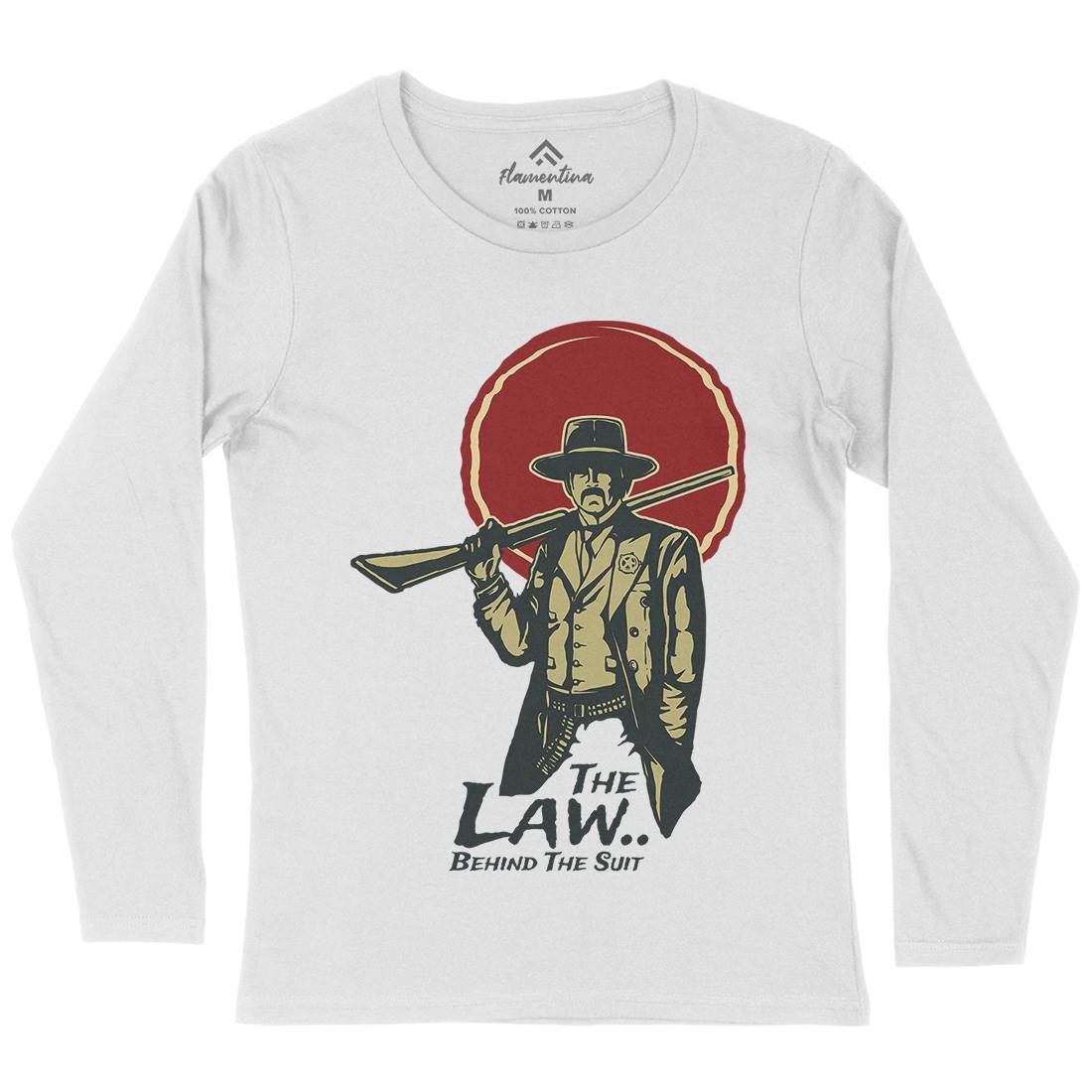 Law Behind Womens Long Sleeve T-Shirt American A382