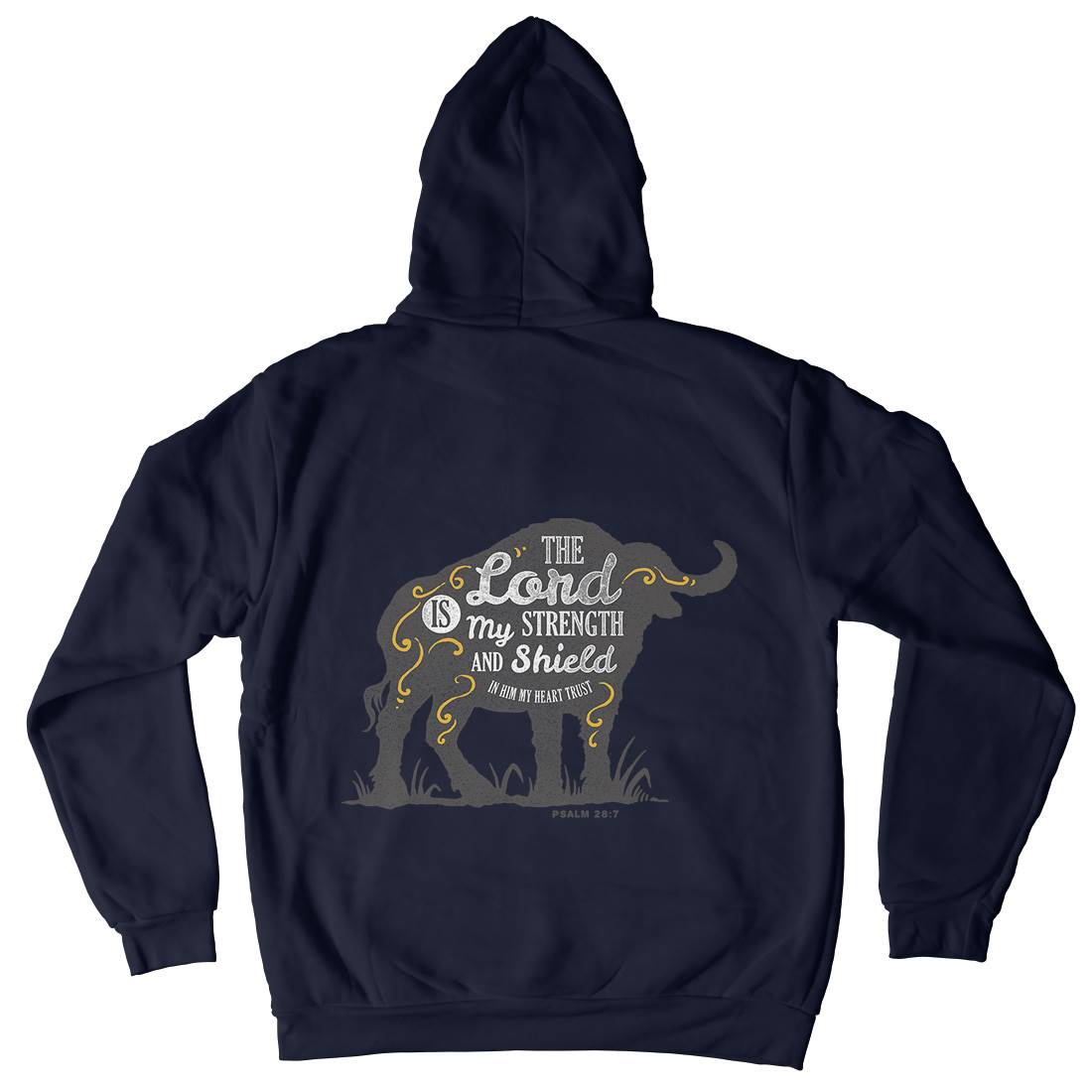 Lord Is My Strength Kids Crew Neck Hoodie Religion A383