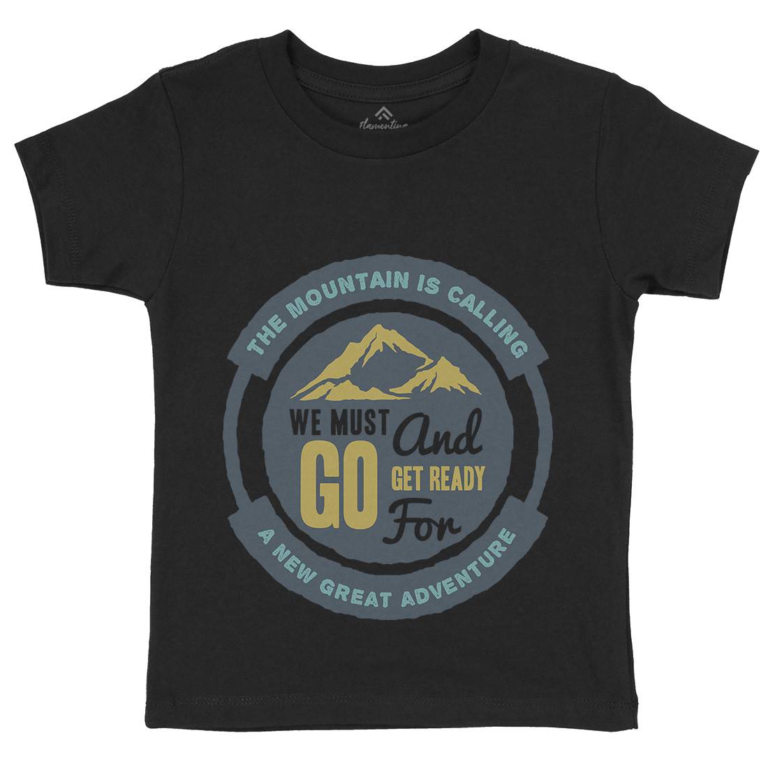 Mountain Kids Organic Crew Neck T-Shirt Nature A384