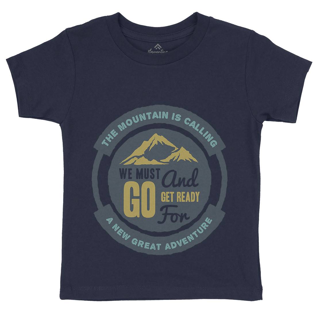 Mountain Kids Organic Crew Neck T-Shirt Nature A384